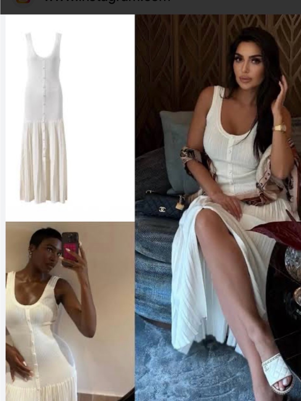 Sandro Ecru Bella Ribbed Button-Front Maxi Dress with Pleated Hem